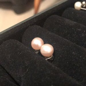 Cultured pink pearls